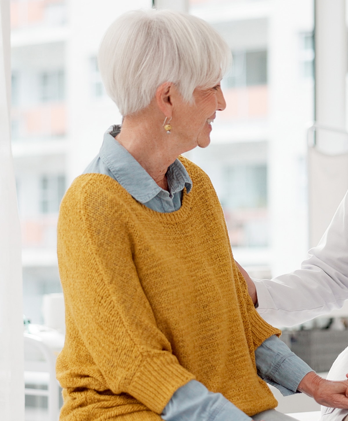 Facial grooming session between two individuals.