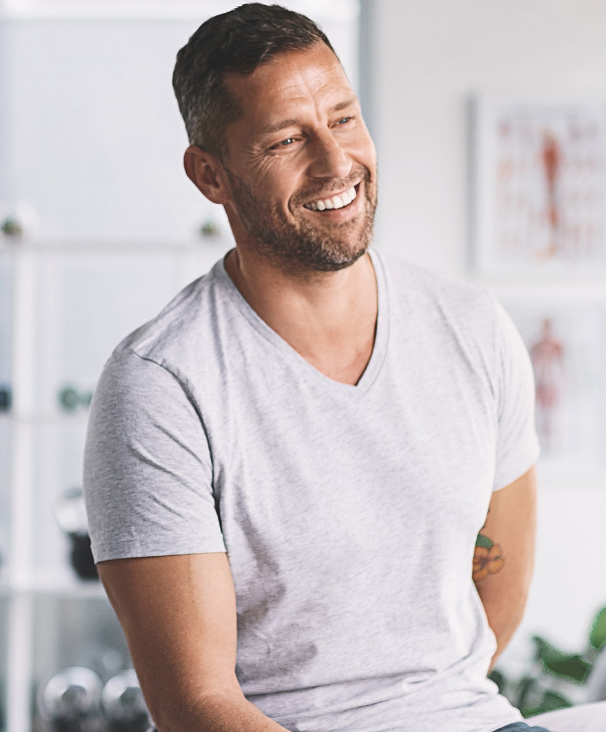Facial grooming session between two individuals.