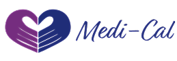 Medi-Cal logo with heart and hands design