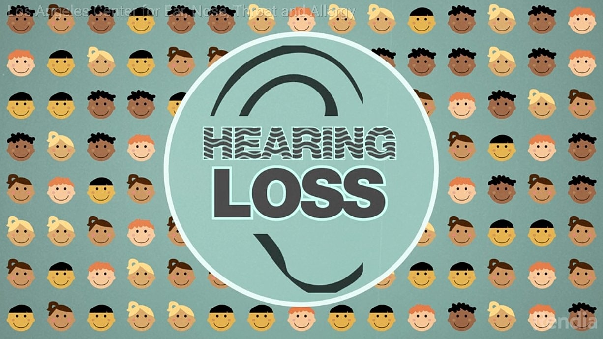 Hearing loss awareness with diverse smiling faces